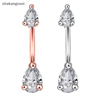 Shakangcool เครื่องประดับ แหวน จี้รูปหยดน้ํา ประดับเพทาย เซ็กซี่ สําหรับผู้หญิง SGL