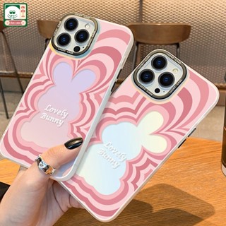 【ส่งจากไทย】Bunny🐰เคสโทรศัพท์ซิลิโคนสีชมพู IMD  for iphone 14/13/12/11 ProMax/XSMax/XR/X/8/7Plus