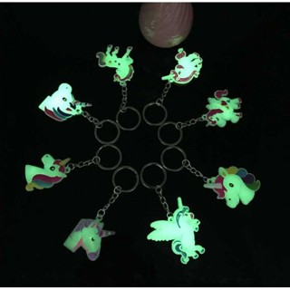 Unicorn Horse Luminous Pendant Key Chain Key Ring Handbag Accessories NEW Clearance sale