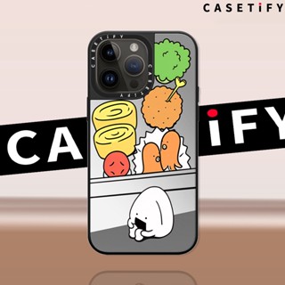 Casetify เคสโทรศัพท์มือถือกระจก ลายข้าวปั้น สําหรับ Iphone 14ProMax 13Pro 13 11 12Promax 13Promax 12 13 14