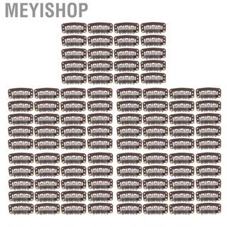 Meyishop 100pc 6  U Shape Snap Clips For Hair Extensions Wig 3.2cm TUA