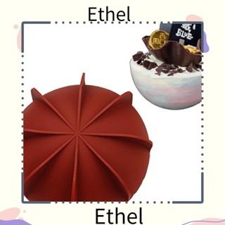 Ethel1 แม่พิมพ์ซิลิโคน ทรงกลม ขนาดใหญ่ สําหรับทําเค้กเบเกอรี่