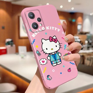 เคสโทรศัพท์มือถือ PC แบบแข็ง ป้องกันกล้อง ลายการ์ตูนคิตตี้ สําหรับ Realme Narzo 10 20 30 30A 50 Pro 50A Prime N55 V13 Q3