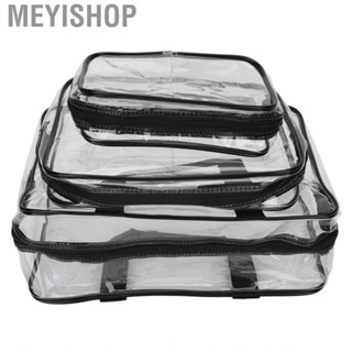 Meyishop Clear Cosmetic Bag PVC Material Toiletry Bag   for Outdoor Travel