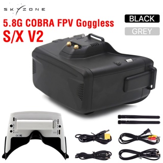 Skyzone Cobra S X V2 FPV ตัวรับสัญญาณวิดีโอ 5.8G Head Tracker DVR สําหรับโดรนแข่งขัน FPV