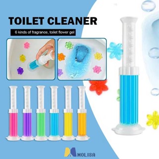 Flower Gel Toilet Push Type Scrubble Bubble Cleaner Toilet Cleaners เจลน้ำหอม MOLISA