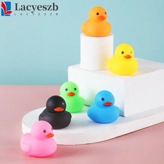 Lacyeszb เป็ดลอยน้ํา ของเล่นบีบ มีเสียง เป็ดสีเหลือง พร้อมเสียงบีบ ของเล่นอาบน้ํา สําหรับเด็ก 3 ชิ้น