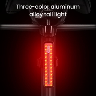 &lt;CarFashion&gt; ไฟท้ายจักรยาน Led 7 โหมด กันฝน ชาร์จ Usb กันน้ํา 3 สี สําหรับจักรยานเสือภูเขา