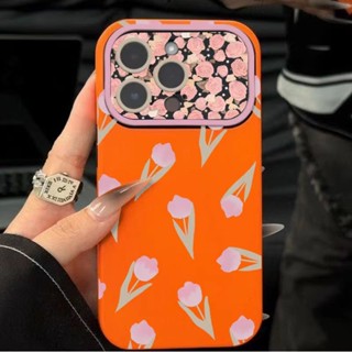 เคสโทรศัพท์มือถือ แบบนิ่ม ลายดอกไม้ ขนาดเล็ก สไตล์เกาหลี สําหรับ Apple Iphone 14promax 13pro 12 11 7p ZIDG