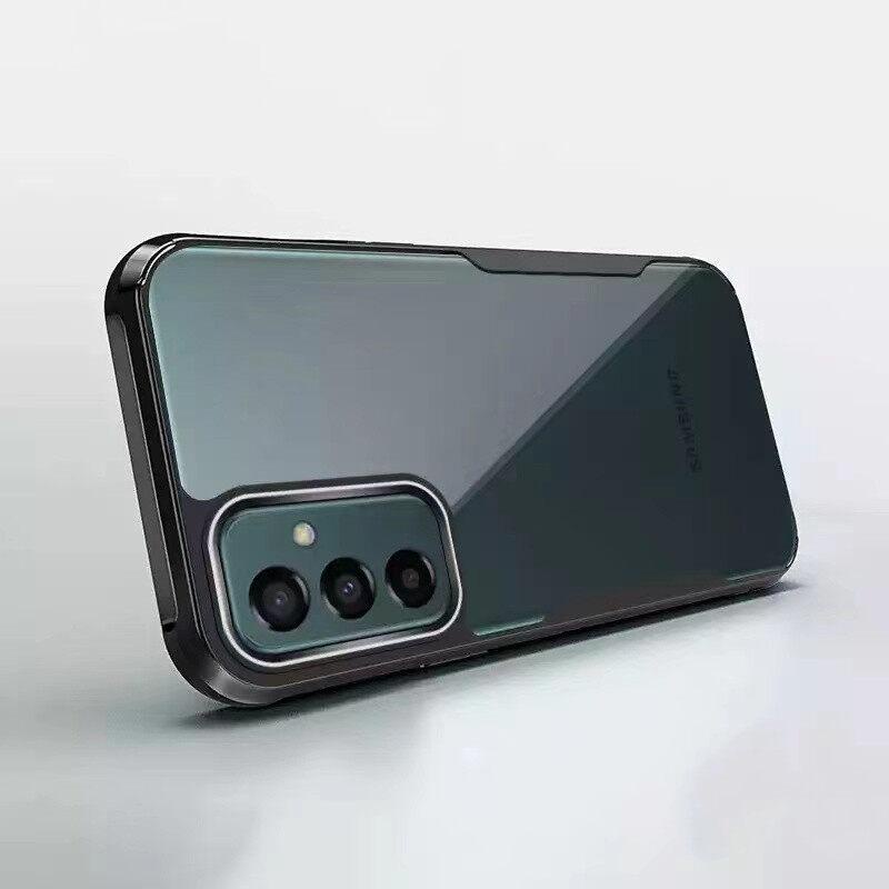 เคส Samsung A13 5G สำหรับซัมซุง ขอบดำหลังใส กันกระแทก นิ่ม TPU Case