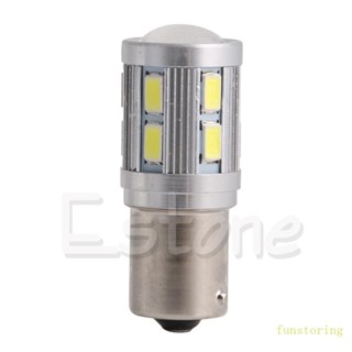 Fun หลอดไฟ LED 12V 1156 BA15S P21W 5630 12 SMD สําหรับติดป้ายทะเบียนรถยนต์