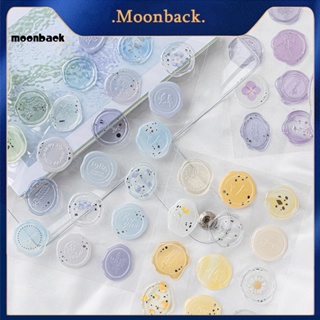 &lt;moonback&gt; สติกเกอร์ ลายกราฟฟิตี้ มีกาวในตัว สไตล์วินเทจ สําหรับติดตกแต่งสมุดภาพ สมุดภาพ 18 ชิ้น