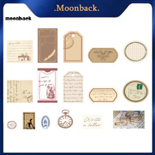 &lt;moonback&gt; สติกเกอร์ มีกาวในตัว 4 แบบ สําหรับติดตกแต่งกระจก ประตู หน้าต่าง โรงเรียน DIY 30 แผ่น