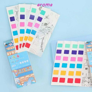 Aroma Gouache สมุดภาพกราฟฟิตี ระบายสี และแปรง สําหรับศิลปิน โรงเรียน