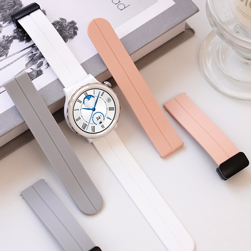 สายนาฬิกาข้อมือซิลิโคนแม่เหล็ก แบบเปลี่ยน สําหรับ Mibro Watch A1 Smart Watch Strap Mibro A1