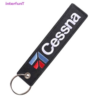 [InterfunT] พวงกุญแจ จี้ตัวอักษร Cessna Boths เครื่องประดับ สําหรับรถจักรยานยนต์ 1 ชิ้น [ใหม่]