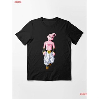 เสื้อยืดแขนสั้นดราก้อนบอล Dragon Ball เสื้อยืดพิมพ์ลาย จอมมารบู Majin Buu Kid Essential T-Shirt เสื้อยืดผู้หญิง เสื้อยืด