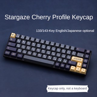 ปุ่มกดคีย์บอร์ด 5 ด้าน 134 คีย์ PBT GMK RK ลายตัวอักษรภาษาอังกฤษ ภาษาญี่ปุ่น