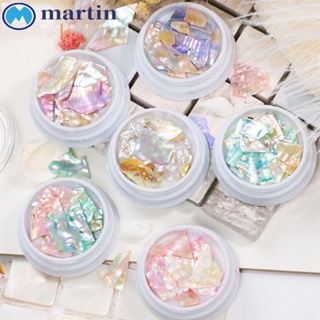 Martin อุปกรณ์ตกแต่งเล็บไข่มุก 3D Diy หลายสีสันสําหรับตกแต่งเล็บ 1 ขวด