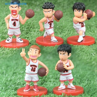 Widefigure โมเดลฟิกเกอร์ อนิเมะ Slam Dunk Akagi Takenori Rukawa สําหรับตกแต่งบ้าน 5 ชิ้น ต่อชุด