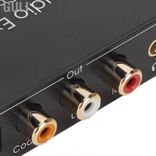 Guli HD Output ARC  Extractor  Digital Analog  Converter Optical SPDIF Support 5.1 Channel Transmission  for Entertainment for Amplifier