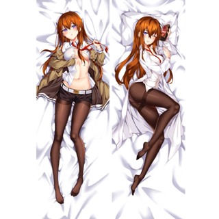 ปลอกหมอน พิมพ์ลายอนิเมะ Steins Gate Makise Kurisu Shiina Mayuri Dakimakura สองด้าน ขนาด 50x150 ซม. สําหรับกอดร่างกาย