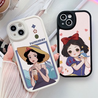 เคสโทรศัพท์มือถือหนังนิ่ม กันกระแทก ลายการ์ตูนเจ้าหญิงดิสนีย์ สโนว์ไวท์น่ารัก แฟชั่น สําหรับ Infinix Hot 9 10 10s 11 11s Note 8 Smart 5 6 Play | Xmd184