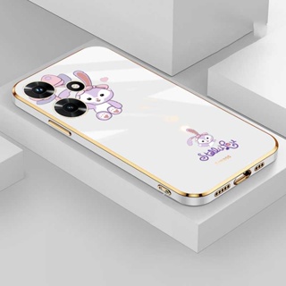 เคสโทรศัพท์มือถือนิ่ม ขอบตรง ลาย Stellalou น่ารัก พร้อมสายคล้อง สําหรับ infinix hot 30 Play 20 Play 5G hot 30 30i 20s 20i