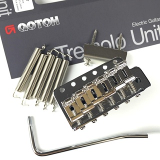 Mai-(จัดส่งรวดเร็ว) ของแท้ GOTOH GE101T สะพานสายกีตาร์ไฟฟ้า ระบบลูกคอ โครเมี่ยม สีเงิน สไตล์วินเทจ