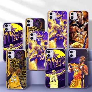 เคสโทรศัพท์มือถือแบบนิ่ม TPU ใส ลาย kobe bryant 40GBY สําหรับ Samsung A51 A52 A52S A6 Plus A7 A70 A71 A72 A8