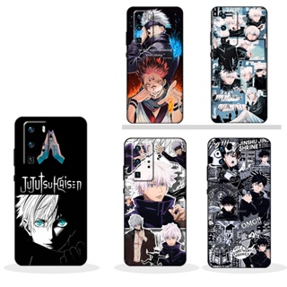 เคสโทรศัพท์มือถือแบบนิ่ม TPU กันกระแทก ลายอะนิเมะ Jujutsu Kaisen Gojo Satoru สําหรับ Huawei P40 Pro CE16