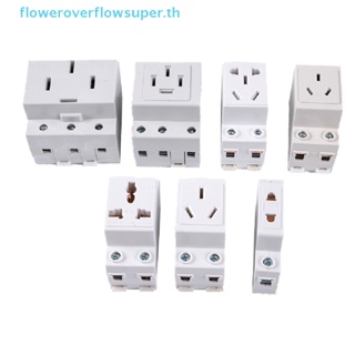 Fsth ขายดี ซ็อกเก็ตปลั๊กไฟ AC30 EU และ AU Type 35 มม. DIN 10A 16A 25A 250V 440V 2 3 4 5 Pin