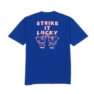 NEXHOMEBOY เสื้อยืดผู้ชายลาย LUCKY