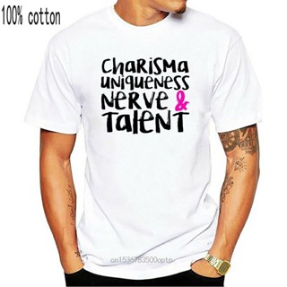 【hot sale】เสื้อยืด พิมพ์ลายการ์ตูน Charisma Uniqueness Nerve Talent Rupaul Drag Queen แฟชั่นยอดนิยม สําหรับผู้ชาย