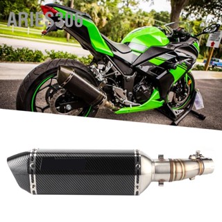 Aries306 ท่อไอเสียรถยนต์ พร้อมตัวฆ่า Db สําหรับ Kawasaki Ninja 250R 250 300 Z250 Z300 20082017