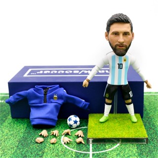 Soccerwe ตุ๊กตาฟิกเกอร์ Argentina 10 Lionel Messi ความสูง 13 ซม. สําหรับของที่ระลึก