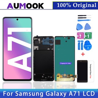 อะไหล่หน้าจอสัมผัส LCD 6.7 สําหรับ Samsung A71 AMOLED SM-A715 A715F