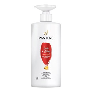 Pantene แพนทีน แชมพู ลอง แอนด์ สตรอง 380 มล. แชมพูผมยาวแข็งแรง สุขภาพดี