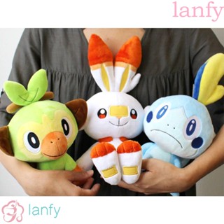 Lanfy ของเล่นตุ๊กตา การ์ตูนกระต่าย ลิง โปเกม่อน ของขวัญคริสต์มาส สําหรับเด็ก