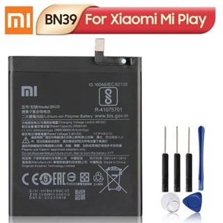 XIAOMI Original BN39เปลี่ยนแบตเตอรี่สำหรับXiaomi Mi Play 3000MAhแท้แบตเตอรี่