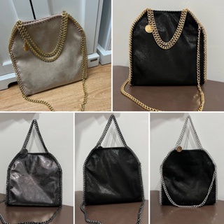 STELLA MACCARTNEY รุ่น Falabella Shaggy Deer Fold Tiny Tote 12 inch กระเป๋าสะพายข้าง กระเป๋าถือ พรีเมียม สวย ขายดี hot