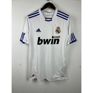 เสื้อกีฬาแขนสั้น ลายทีมฟุตบอล Real Madrid 1011 ชุดเหย้า สไตล์วินเทจ