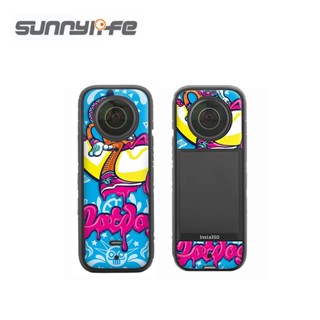 Insta360 X3 Sunnylife No.1 PVC Stickers Protective Skin Film Scratch-proof Accessories สติกเกอร์ฟิล์ม PVC ก...