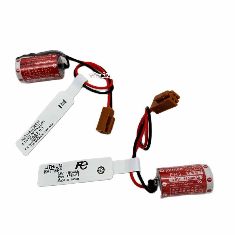 YTH 2 ชิ้น NP8P-BT ER3 3.6V แบตเตอรี่ลิเธียมอุปกรณ์เสริมชิ้นส่วนอุปกรณ์เครื่องกล