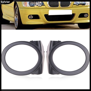 [sylviar] แหวนไฟตัดหมอก กันชนหน้ารถยนต์ 1 คู่ สําหรับ Bmw 3 Series E46m3 2000-2006