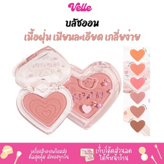 [📦 ส่งด่วน - ราคาถูก ] บลัชออน โทนสีละมุน เนื้อฝุ่น เนียน SIVANNA COLORS TELEPATHIC BLUSH (HF5092)