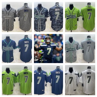 NFL Seattle Seahawks Geno Smith เสื้อยืดเสื้อสปอร์ต