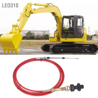 Leo310 สายเคเบิลควบคุมมอเตอร์ปีกผีเสื้อแบบแมนนวล PU Sheath Stainless Steel Low Fuel Consumation Excavator Accessories