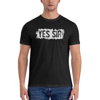 Yes Sir Bdsm Ddlg Naughty Submissive Fetish Play ใหม่ล่าสุด เสื้อยืด สําหรับผู้ชาย