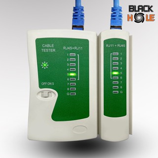 เครื่องเช็คสายแลน Lan Network cable tester ที่เช็คสายแลน เช็คสายแลน  CAT5 / CAT6 สายโทรศัพท์ RJ45,RJ11